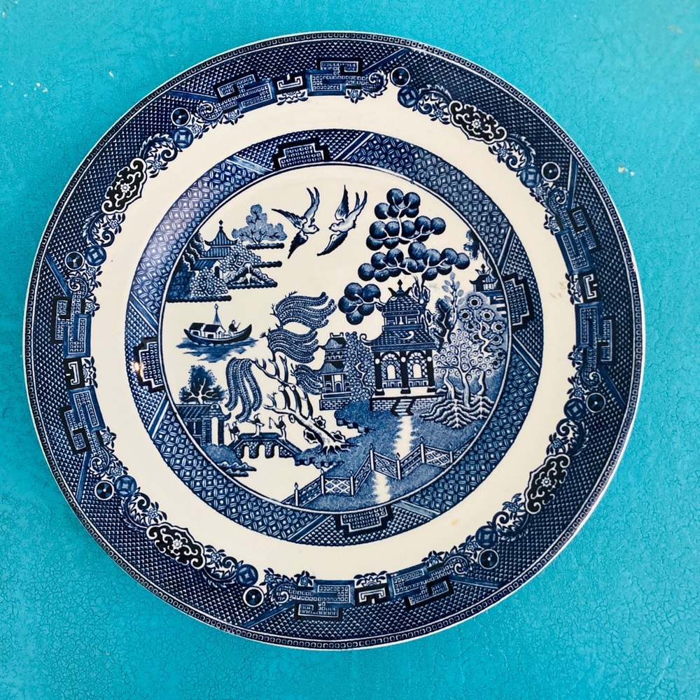 Johnson Brothers Asian Inspired Dinner Plate Blue